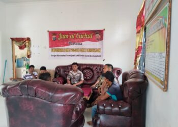 Melalui Jum’at Curhat,Polsek Bonai Darussalam Dekatkan Diri Dengan Masyarakat
