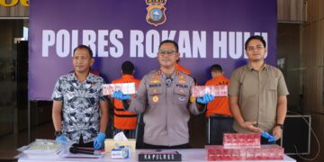 Polres Rokan Hulu Ungkap Tiga Kasus Dalam Press Release