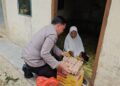 Polsek Rokan IV Koto Wujudkan Kepedulian dengan Salurkan Bantuan untuk Warga Kurang Mampu