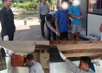 Deteksi Dini Kamtib, Lapas Pasir Pangarayan Kembali Geledah Kamar Blok Hunian Warga Binaan