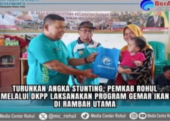 Pemkab Rohul Melalui DKPP Adakan Program Gemarikan Di Rambah Utama