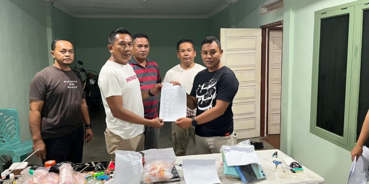 Polres Rohul Bersama TNI Ungkap Jaringan Narkoba di Kebun Sawit, Amankan 4 Tersangka