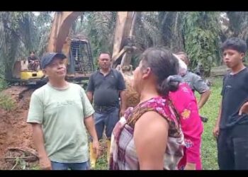 Ancaman Parit Gajah di Salambue, Emak-Emak Tuntut Keadila