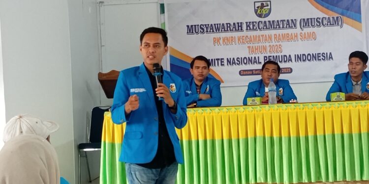 Pengacara muda Heru Astar, S.H,. M.H terpilih menjadi ketua KNPI Rambah Samo