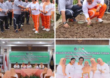 Dharma Wanita Lapas Pasir Pengeraian Resmikan Perkebunan dan Gelar Kegiatan Produktif