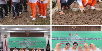 Dharma Wanita Lapas Pasir Pengeraian Resmikan Perkebunan dan Gelar Kegiatan Produktif