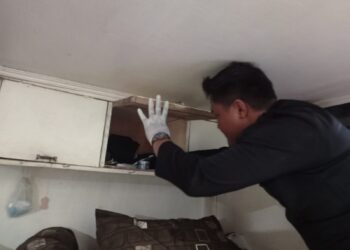 Ka.KPLP Lapas Pasir Pangaraian Geledah Kamar Hunian Warga Binaan di Malam Hari