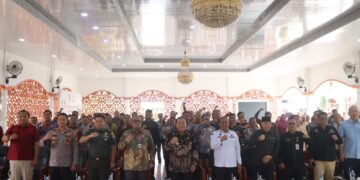 Wakapolres Rokan Hulu Hadiri Kunjungan Kerja Pj. Gubernur Riau dan Ketua TP PKK Provinsi Riau Di Kabupaten Rokan Hulu