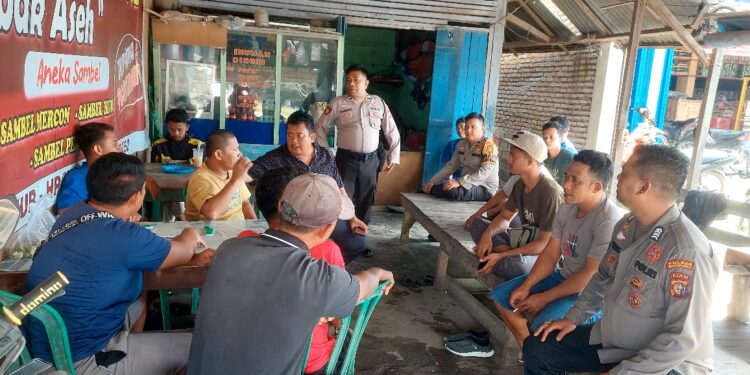 Jumat Curhat Kapolsek Ujung Batu, Warga Keluhkan Narkoba dan Balap Liar