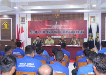 Penuhi Hak Warga Binaan, Lapas Pasir Pangaraian Laksanakan Sidang TPP Pada 36 Orang Narapidana