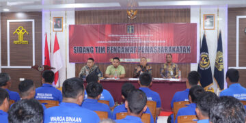 Penuhi Hak Warga Binaan, Lapas Pasir Pangaraian Laksanakan Sidang TPP Pada 36 Orang Narapidana