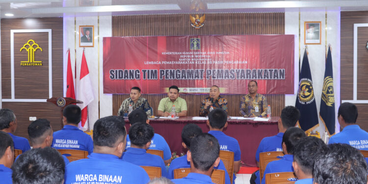 Penuhi Hak Warga Binaan, Lapas Pasir Pangaraian Laksanakan Sidang TPP Pada 36 Orang Narapidana