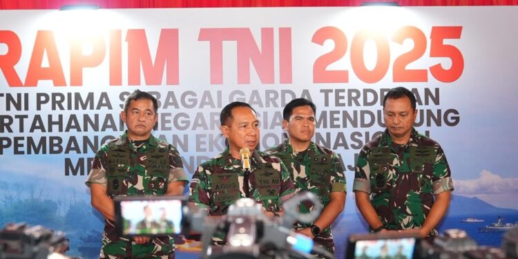 Kasad Hadiri Rapim TNI 2025, Bahas Strategi Pertahanan dan Kesejahteraan Prajurit