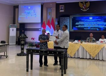 Peningkatan Pelayanan, Kalapas Pasir Pangaraian Tandatangani MoU di Kanwil Ditjenpas Riau