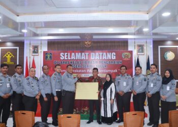 Penuh Haru, Lapas Pasir Pangaraian Gelar Pelepasan Purna Tugas Pegawai