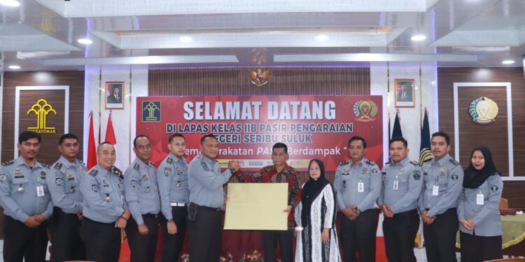 Penuh Haru, Lapas Pasir Pangaraian Gelar Pelepasan Purna Tugas Pegawai