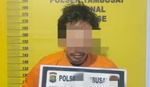 Satres Narkoba Polres Rohul, Ringkus Warga Suka Maju Tambusai Di rumahnya