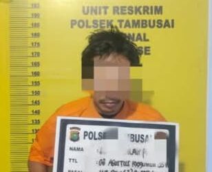 Satres Narkoba Polres Rohul, Ringkus Warga Suka Maju Tambusai Di rumahnya
