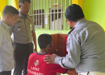 Kabar Gembira, Lapas Pekanbaru Tambah Jumlah Wartelpas bagi warga binaan 