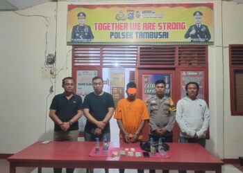 Gabungan Reskrim Tambusai Dan Intel Kodim 0313/KPR Berhasil Ungkap Narkotika Jenis Sabu Sabu Seberat 41,88 Gram.