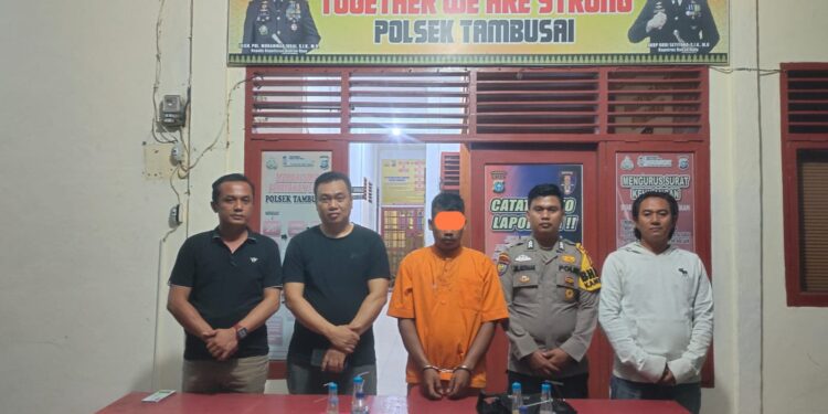 Gabungan Reskrim Tambusai Dan Intel Kodim 0313/KPR Berhasil Ungkap Narkotika Jenis Sabu Sabu Seberat 41,88 Gram.