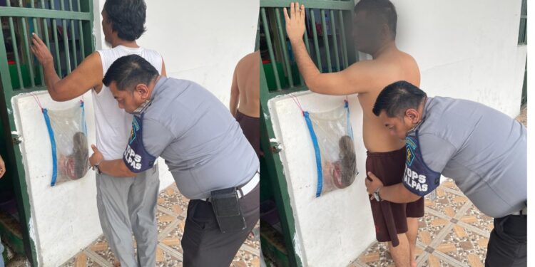 Lapas Kelas IIA Pekanbaru Gelar Razia Kamar Hunian, Sita Barang Terlarang