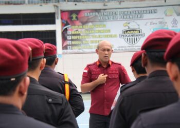 Perkuat Tusi Pengamanan, Kalapas Pimpin Apel Serah Terima Regu Pengamanan