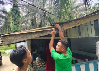 Barang Bukti Narkotika Diatas Atap Seng Berhasil Diungkap Polsek Bonai Darussalam