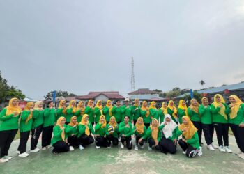 Penuh Semangat, Turnamen Bola Voli Jadi Agenda Dalam Pertemuan PIPAS Cabang Lapas Pasir Pangarayan