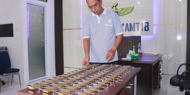 Perkuat Keamanan, Lapas Pasir Pangarayan Lakukan Pergantian Gembok