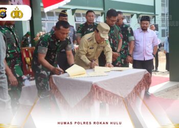 Penyerahan Gedung Makodim Dari Pemerintah Kabupaten Rokan Hulu Kepada Korem 031/Wira Bima