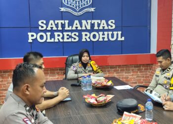 OK-LK25 – Polres Rokan Hulu Gelar Rapat Sekolah Percontohan Tertib Berlalu Lintas, Sinergi untuk Keselamatan Pelajar