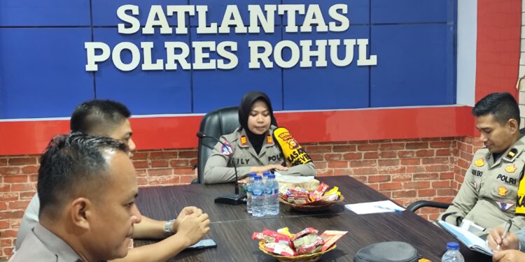 OK-LK25 – Polres Rokan Hulu Gelar Rapat Sekolah Percontohan Tertib Berlalu Lintas, Sinergi untuk Keselamatan Pelajar