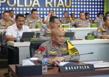 Wakapolda Riau Pimpin Rapat Analisis dan Evaluasi Ketahanan Pangan di Polda Riau 
