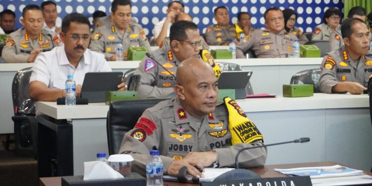 Wakapolda Riau Pimpin Rapat Analisis dan Evaluasi Ketahanan Pangan di Polda Riau 