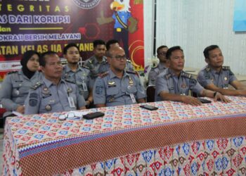 Lapas Pekanbaru Ikuti Pengarahan oleh Direktur Jenderal Pemasyarakatan Secara Daring