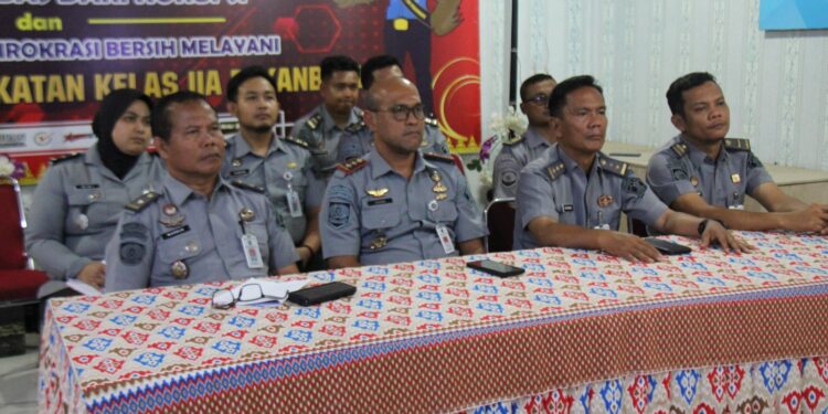 Lapas Pekanbaru Ikuti Pengarahan oleh Direktur Jenderal Pemasyarakatan Secara Daring