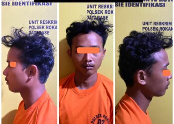 Polsek Rokan IV Koto Berhasil Amankan Pelaku Narkotika Di Desa Lubuk Bendahara Timur