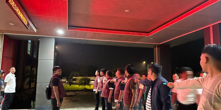 Kegiatan Rutin Yang Ditingkatkan (KRYD) Polres Rokan Hulu: Antisipasi Kriminalitas Dan Peredaran Miras