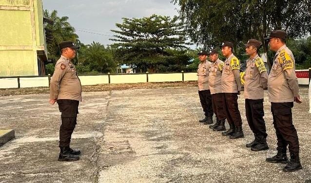 Patroli KRYD Jelang Ramadhan, Polsek Tambusai Utara Amankan Minuman Berakohol.