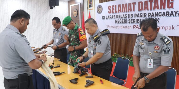 Harwat Senpi, Lapas Pasir Pangarayan Gandeng Koramil 02 Rambah