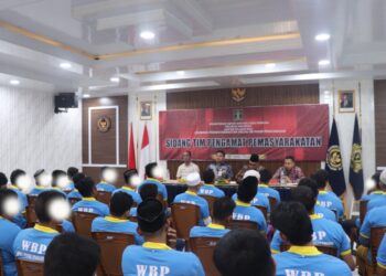 Agar Pembinaan Selama Ramadhan Lancar, Lapas Pasir Pangarayan Sidang TPP 44 Orang Narapidana