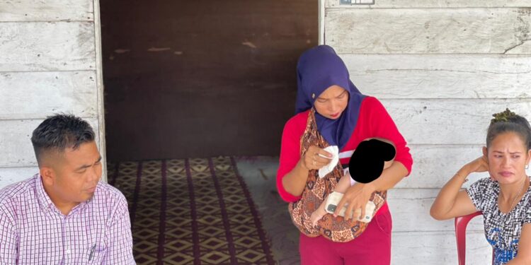 Hadapi sengketa Tanah harta bersama, Ramses Hutagaol Tinjau lokasi dan kordinasi dengan polsek bonai