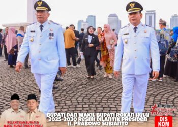 Anton St MM -Syafarudin Poti SH MM Bersama 961 Kepala Daerah Resmi Diambil Sumpah Jabatan Oleh Presiden RI