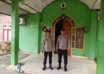 Polsek Rambah Gelar Minggu Kasih, Wujudkan Rasa Aman dan Nyaman Bagi Jemaat Gereja