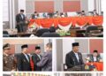 DPRD Rokan Hulu Gelar Rapat Paripurna Sertijab & Pidato Perdana Bupati Anton ST, MM