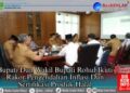 Bupati dan Wakil Bupati Rohul Ikuti Rakor Pengendalian Inflasi dan Sertifikasi Produk Halal