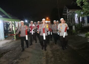 “NIRA ROHUL: Patroli Sahur untuk Puasa Lancar, Polres Rokan Hulu Jaga Kamtibmas Selama Ramadhan”