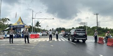 Tekan Laka lantas di Jl. TOL Permai Tim Gabungan Lakukan Penertiban Odol