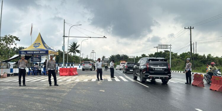 Tekan Laka lantas di Jl. TOL Permai Tim Gabungan Lakukan Penertiban Odol